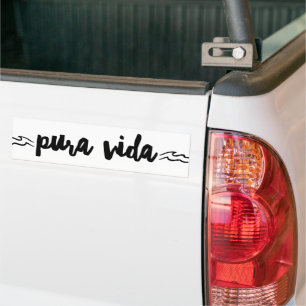 Bumper Sticker de Pura Vida
