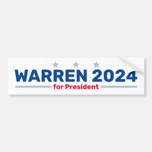 Bumper sticker de Warren 2024