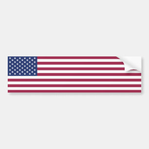 Bumper Sticker Drapeau américain étiré