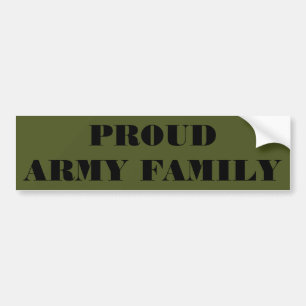 Bumper Sticker Fier Armée Famille