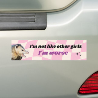 Bumper Sticker - Je ne suis pas comme les autres f
