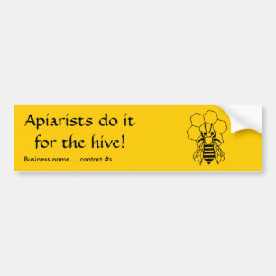Bumper Sticker - Les Apiaristes le font pour la ru