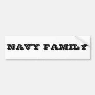 Bumper Sticker Marine Family