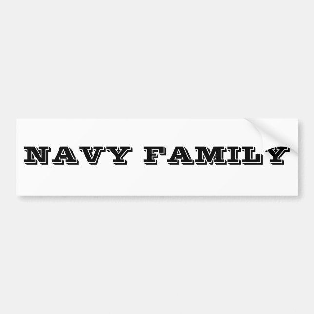 Bumper Sticker Marine Family (Devant)