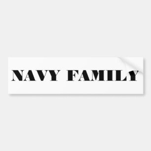 Bumper Sticker Marine Family