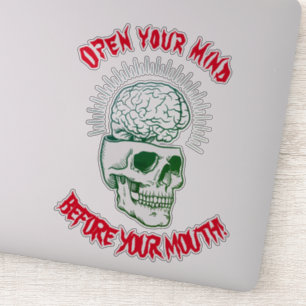 Bumper sticker Ouvrez votre esprit