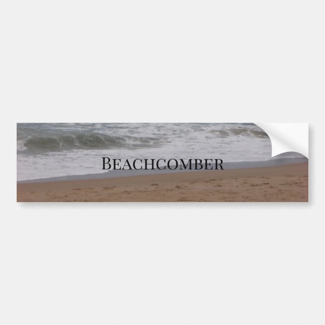 Bumper Sticker Style design Beachcomber (Devant)