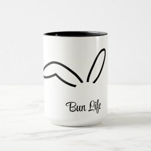 Bun Life Rabbit Humour Mug