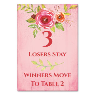 Bunco Jolie Fleurs Carte Table #3
