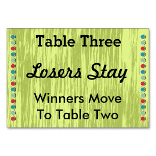 Bunco pointille la carte #3 de nombre de Tableau