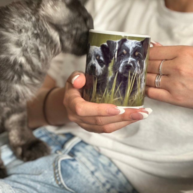 Bundle Blue Heeler Cattle Chig Pups Coffee Mug (Créateur téléchargé)
