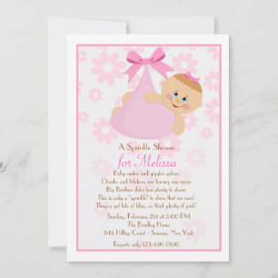 Bundle of Joy (Pk) Sprinkle Baby shower Invitation