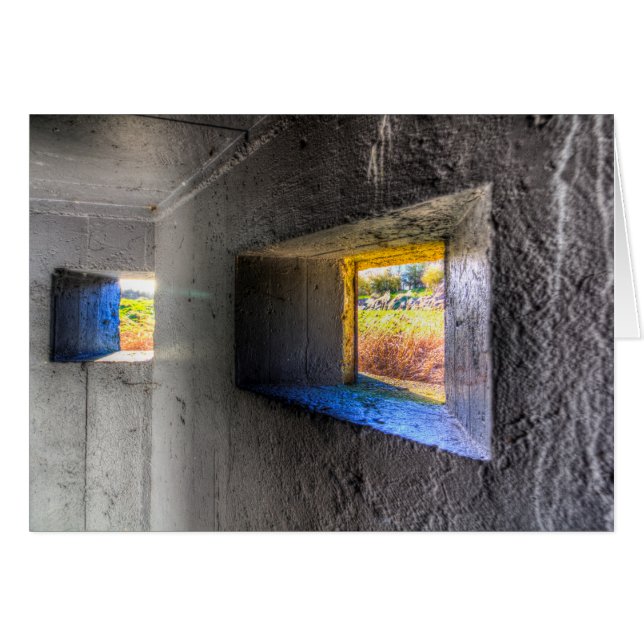 Bunker de la Seconde Guerre mondiale (Devant horizontal)