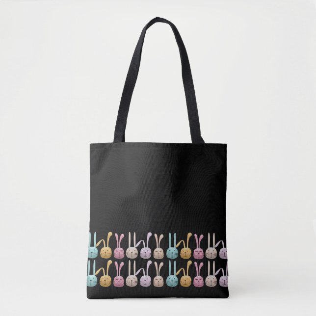Bunnies dans un sac fourre-tout de rangée (Devant)