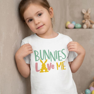 Bunnies Love Me Easter T-shirt pour enfants