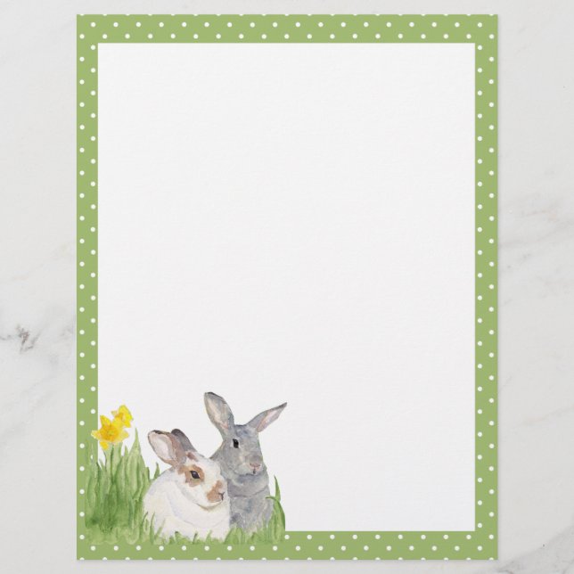Bunnies Springtime en fleurs (Devant)