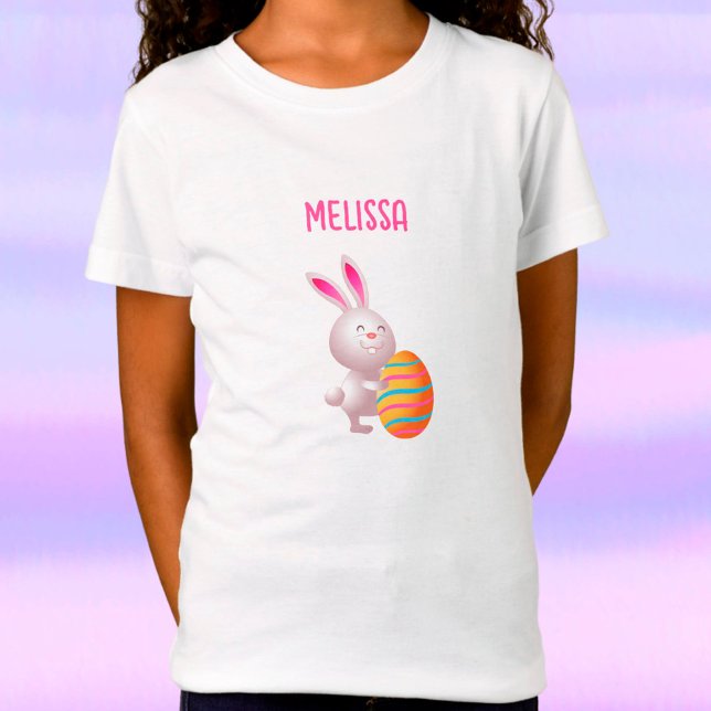 BUNNY AVEC T-shirt PERSONNALISÉ OEUF COLORÉ (Créateur téléchargé)