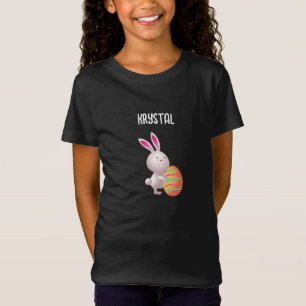 BUNNY AVEC T-shirt PERSONNALISÉ OEUF COLORÉ