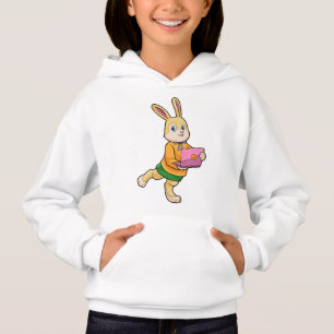 Bunny comme secrétaire avec ordinateur portable