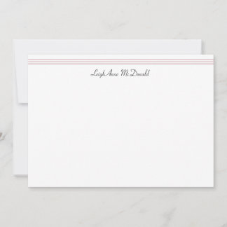 Bunny et coeurs personnalisés Carte stationnaire