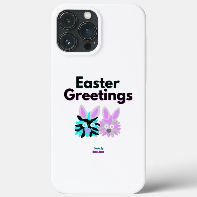 Bunny Fuzzies Apple iPhone 13 Pro Max Coque (Verso)