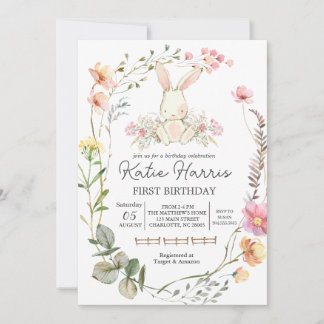 Bunny Invitation d'anniversaire, Certains lapins e