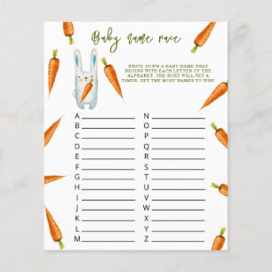 Bunny - Jeu de course de nom de bébé