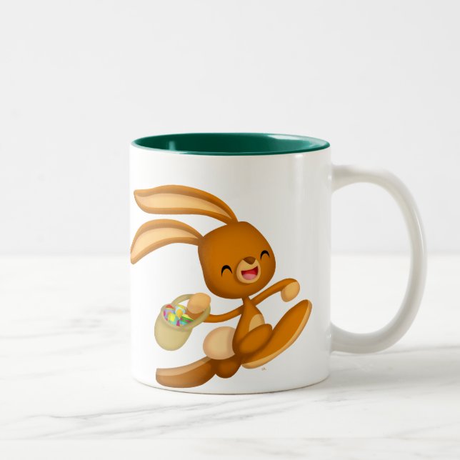 Bunny Pâques sur Loose ! ! mug de dessin animé (Droit)
