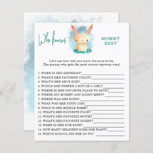 Bunny Qui connaît maman mieux