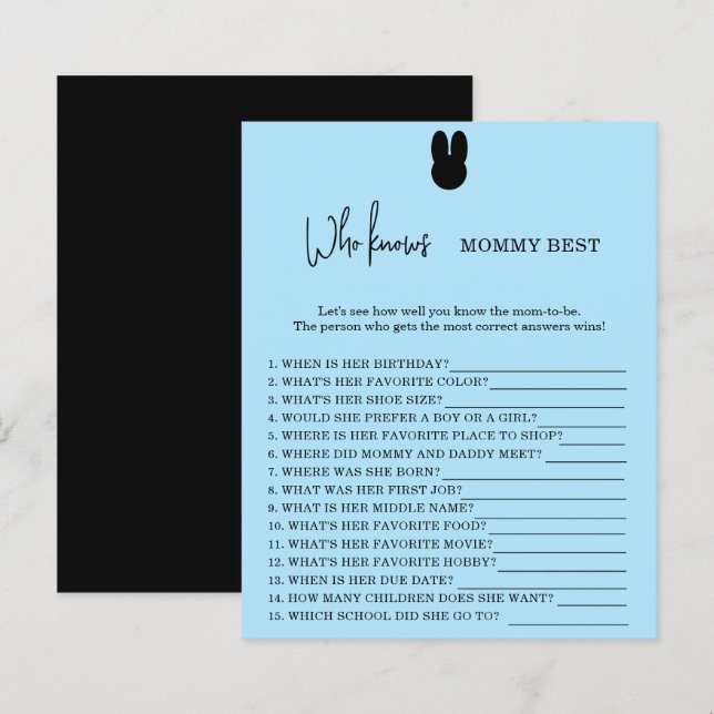 Bunny Qui connaît maman mieux (Devant / Derrière)