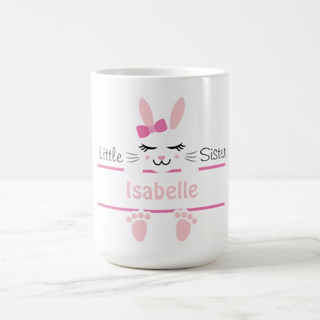 Bunny Sibling Mug Personalized Big Sister  (Centre)