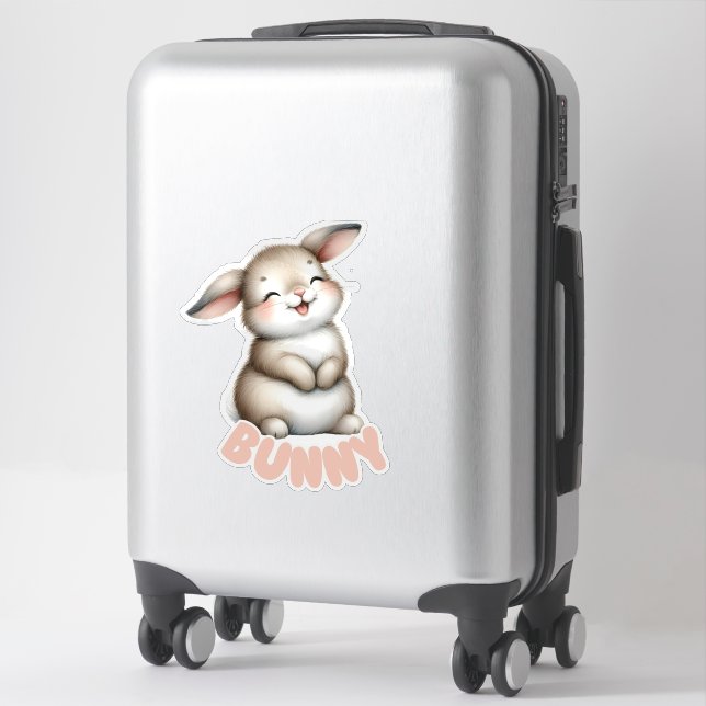 BUNNY - STICKER DE NURSERY (Sur valise)