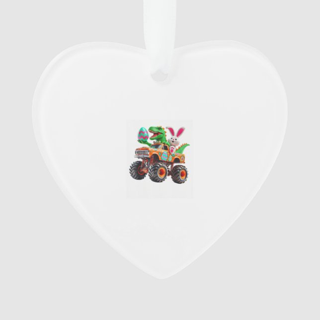 Bunny T-rex Pâques Monster Truck Dino Drôle Garçon (devant)