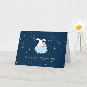 Bunny & Teddy _ Perte d'une carte de condoléances