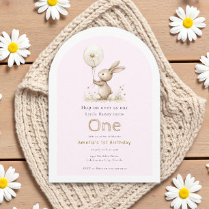 Bunny Whimsical Un Petit Bunny Invitation