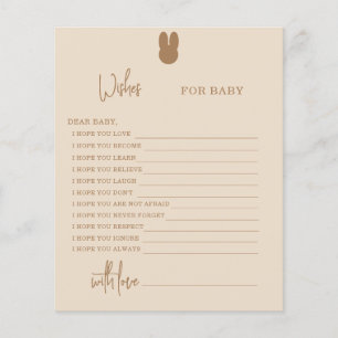 Bunny Wives for baby card