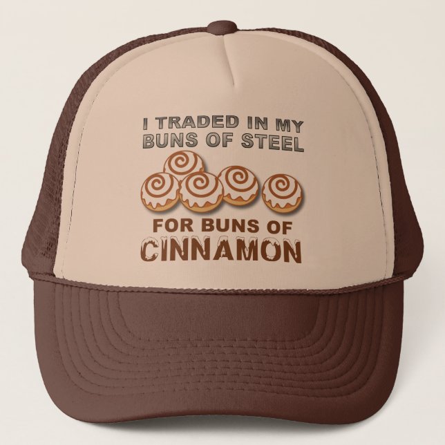 Buns de Cinnamon Funny Ball Casquette Casquette (Devant)