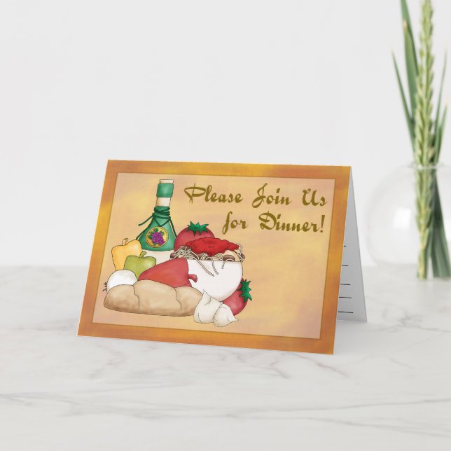 Buon Appetito Dîner Invitation (Devant)