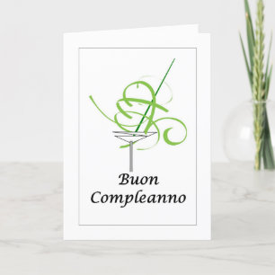Buon Compleanno - Joyeux anniversaire en carte ita