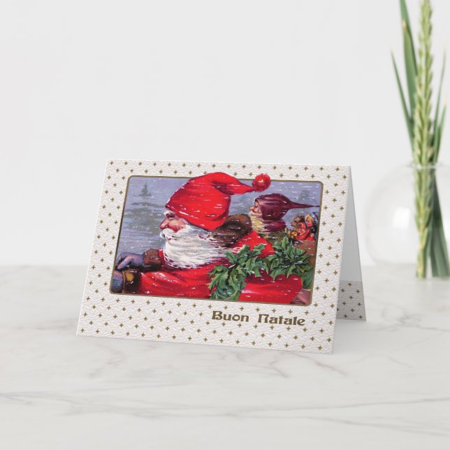 Buon Natale. Carte de Noël en italien (Devant)