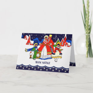 Buon Natale. Carte de Noël en italien