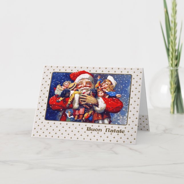 Buon Natale. Carte de Noël en italien (Devant)