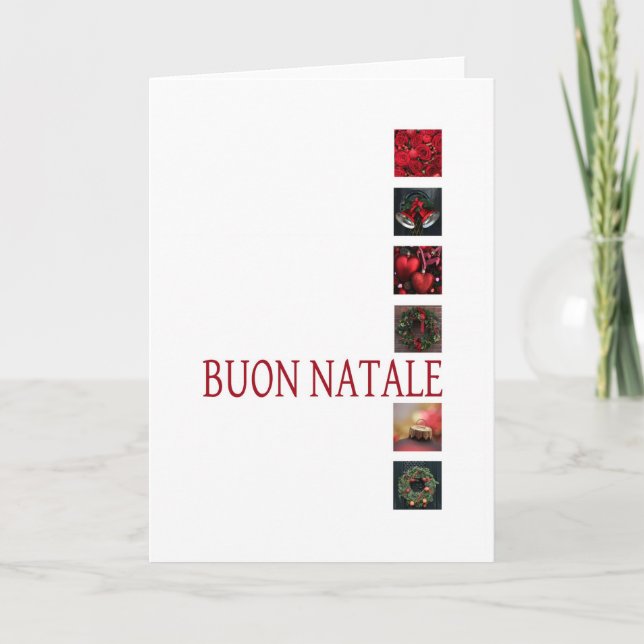 Buon Natale - Carte de Noël italienne (Devant)