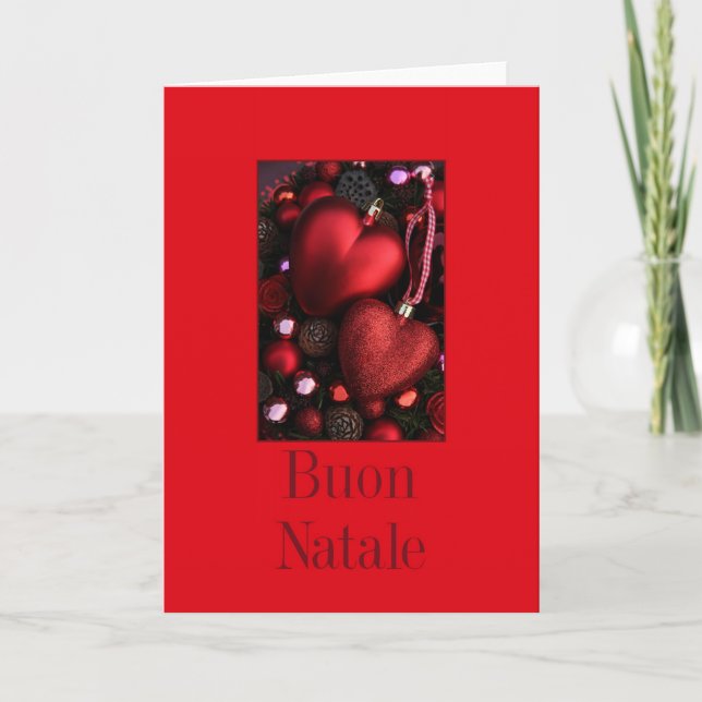 Buon Natale - Carte de Noël italienne (Devant)