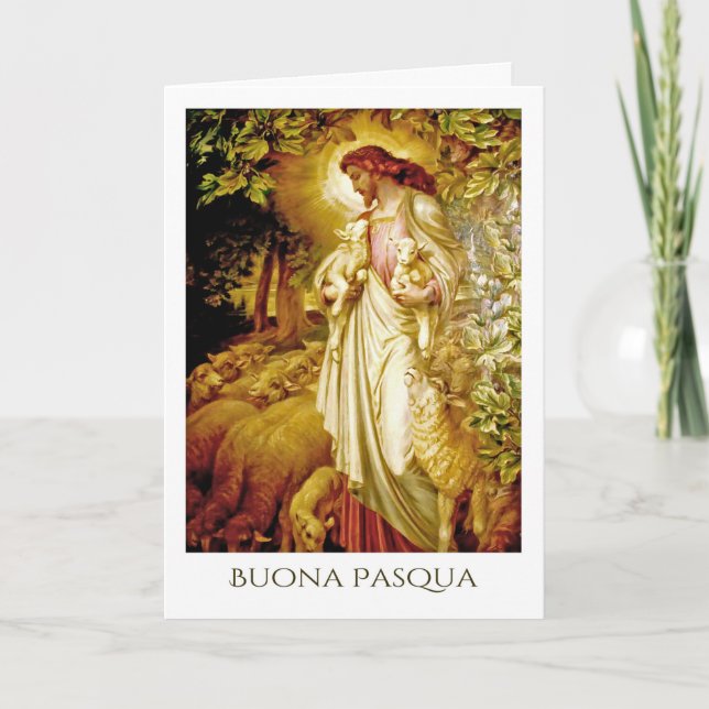 Buona Pasqua. Cartes de Pâques en italien (Devant)