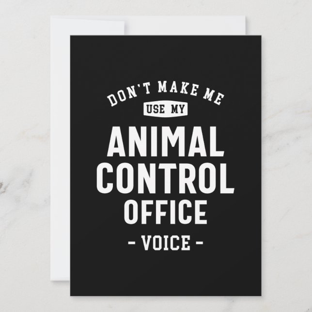 Bureau de contrôle des animaux Emploi Travail Anni (Devant)