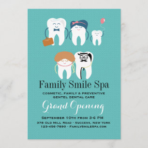 Bureau de dentisterie familiale Faire-part d'ouver