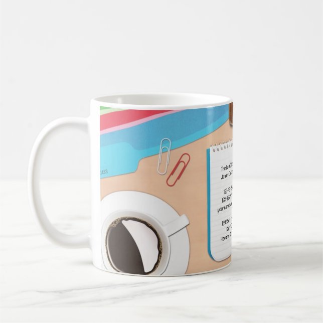 Bureau de l'avocat Arrière - plan Mug (Gauche)