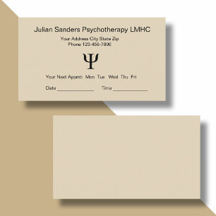 Bureau de psychothérapie Cartes de rappel des rend
