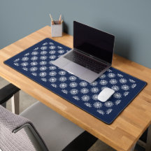 Bureau d'hiver flocon de neige bleu poussiéreux
